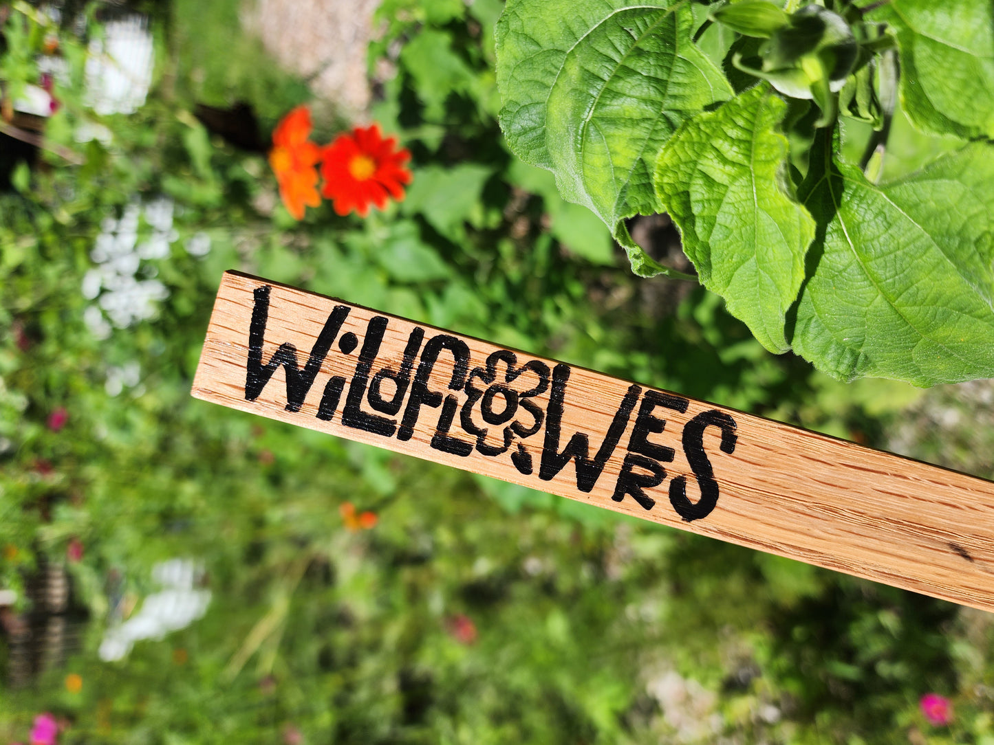 "Wildflower" Plant Label