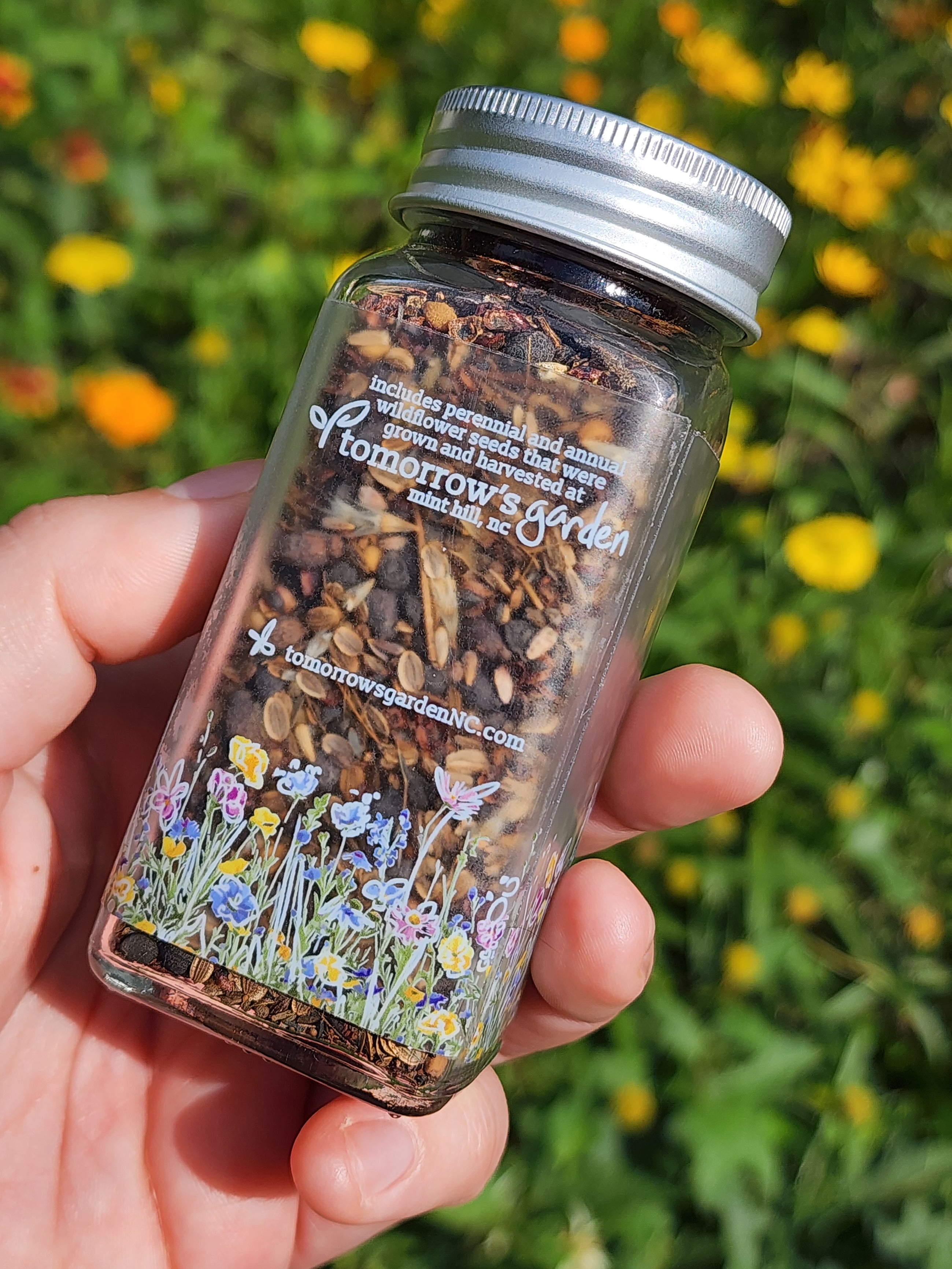 nc wild flower seeds Wildflower Shaker – Tomorrow's Garden