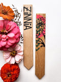 "Zinnia" Plant Label